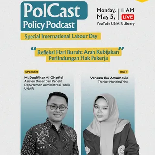 PolCast bersama Unair Library: "Meneropong Masa Depan Indonesia dari Perspektif Warga Muda".